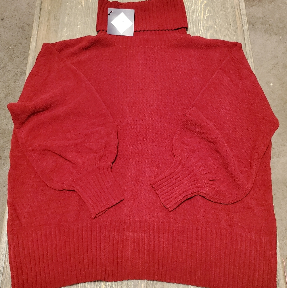 Red women's sweater